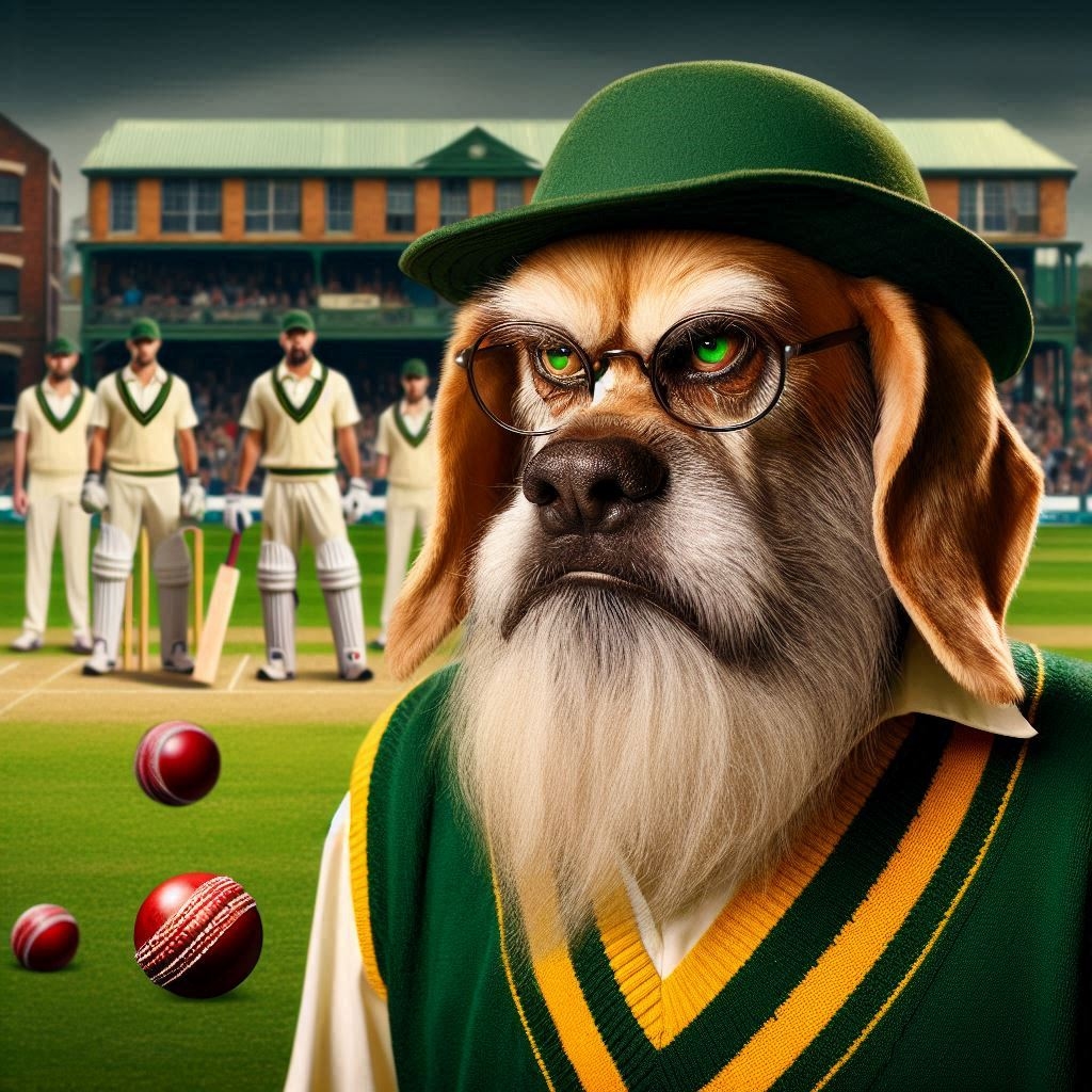 Old Dog Sloppy Australian Male Cricket Team