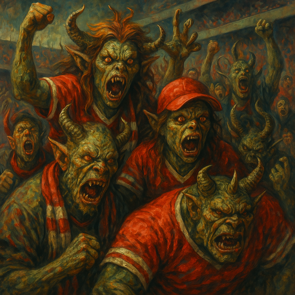 Emotionally Charged Sports Excitement Passion