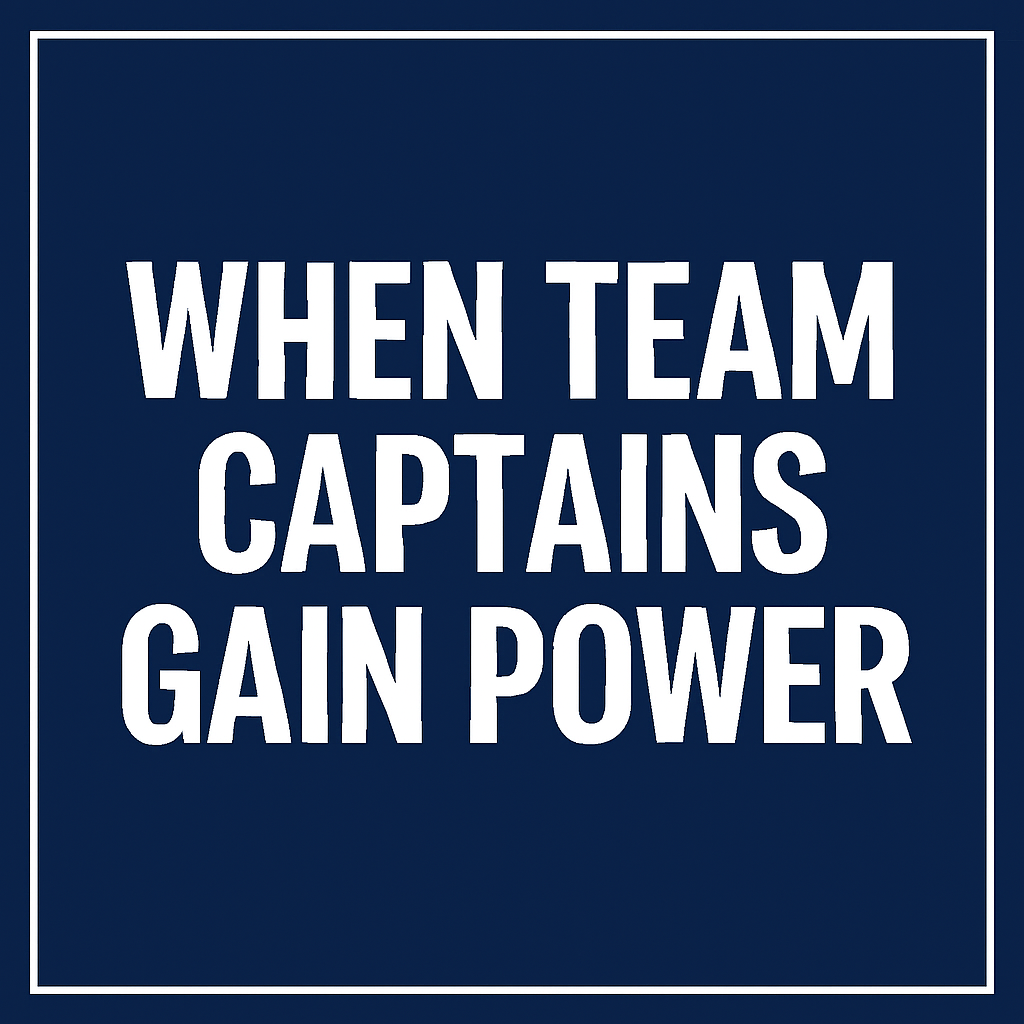Strong Captain Versus Coach - What Happens When Power Shift