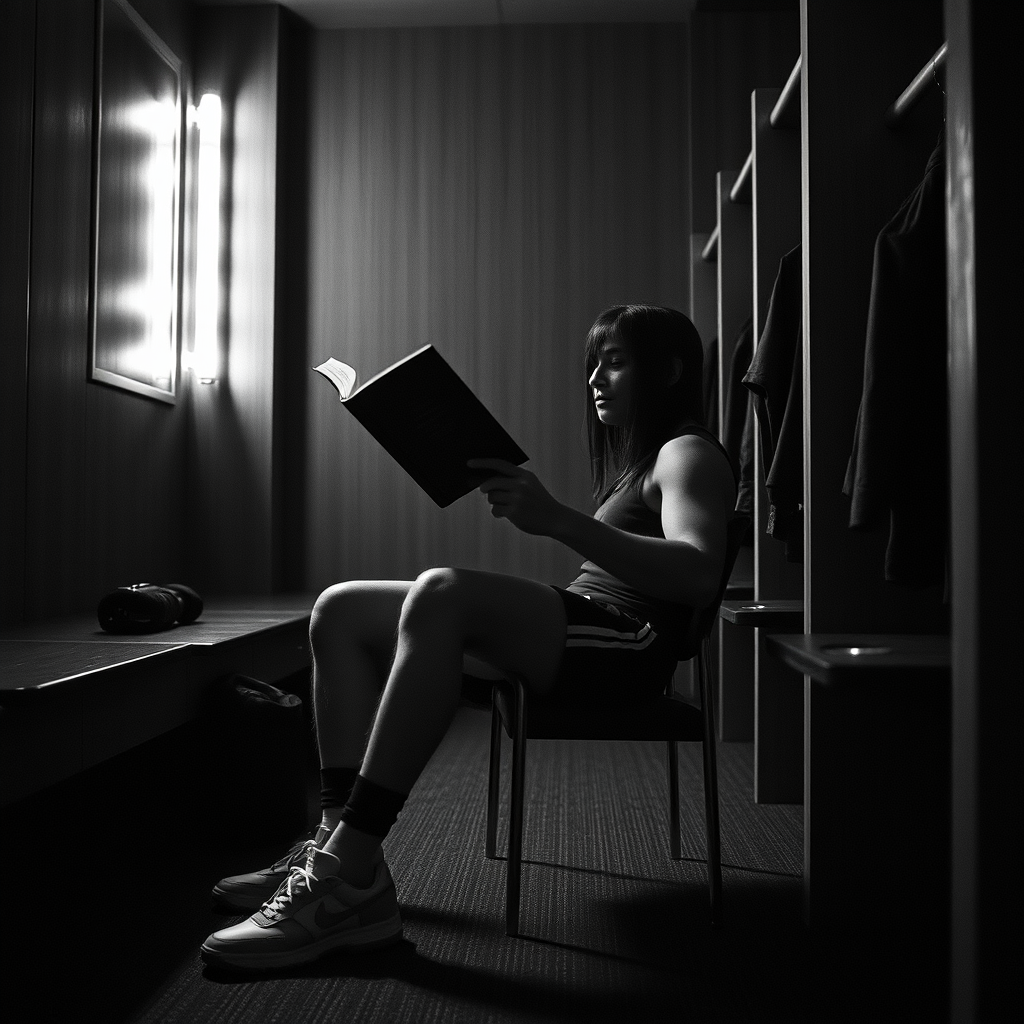 Athlete Book Learning And Reading